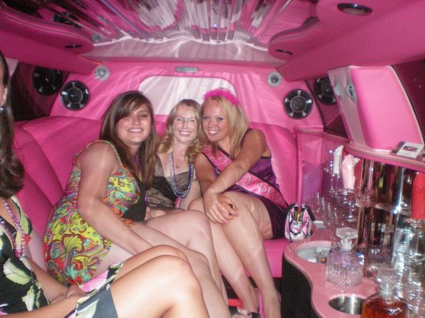 Pink Limo is ours for the night