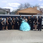 Hummer H2 limo for Quinceanera