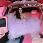 My family rented pink limo for my quinceanera